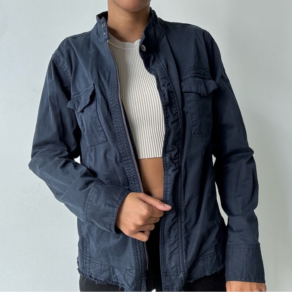 Small Hinge Navy Blue Utility Jacket - image 1